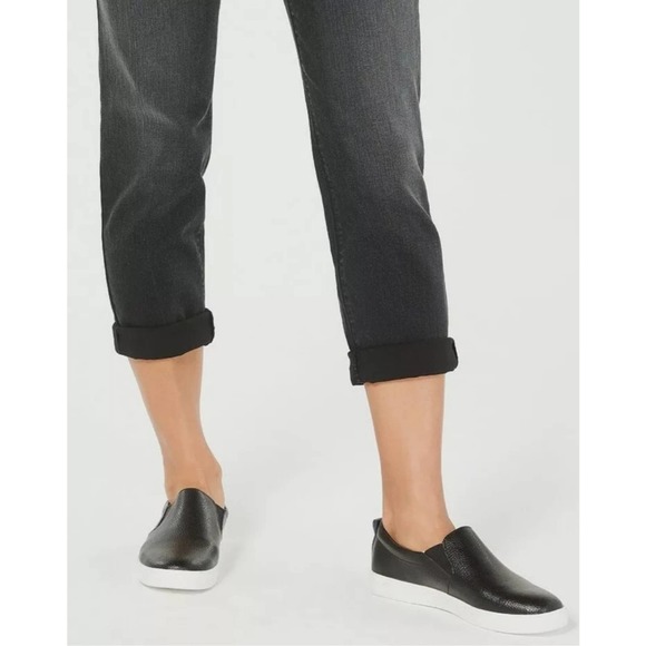 Style & Co Pull On Boyfriend Jeans in Black Smudge Small - Picture 2 of 11